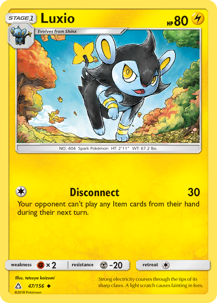 Luxio (47/156) [Sun & Moon: Ultra Prism] - Comfy Hobbies