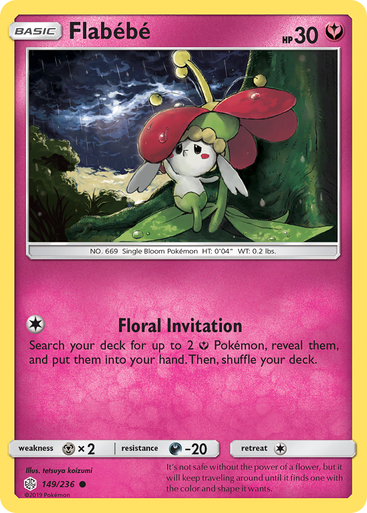 Flabebe (149/236) [Sun & Moon: Cosmic Eclipse] - Comfy Hobbies