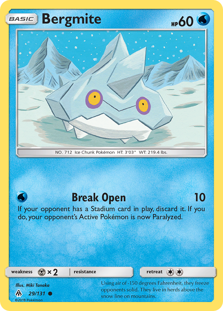 Bergmite (29/131) [Sun & Moon: Forbidden Light] - Comfy Hobbies