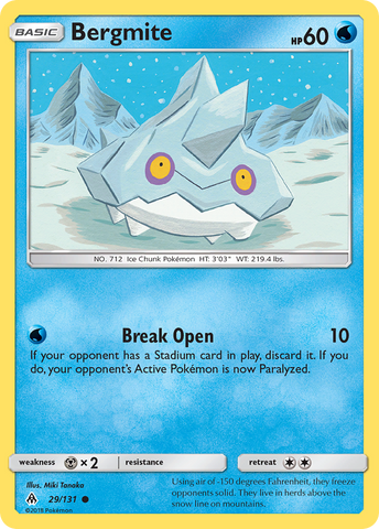 Bergmite (29/131) [Sun & Moon: Forbidden Light] - Comfy Hobbies