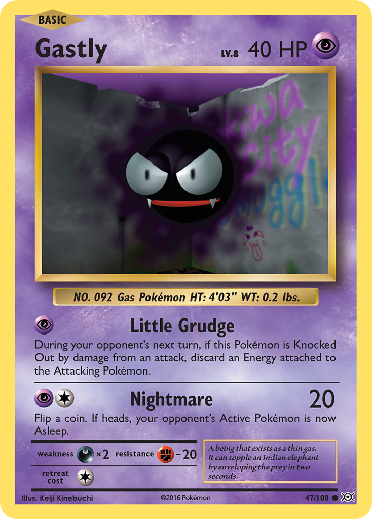 Gastly (47/108) [XY: Evolutions] - Comfy Hobbies