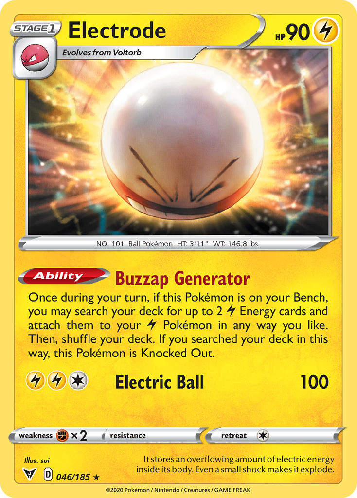 Electrode (046/185) [Sword & Shield: Vivid Voltage] - Comfy Hobbies