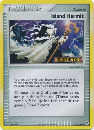 Island Hermit (76/101) (Stamped) [EX: Dragon Frontiers] - Comfy Hobbies