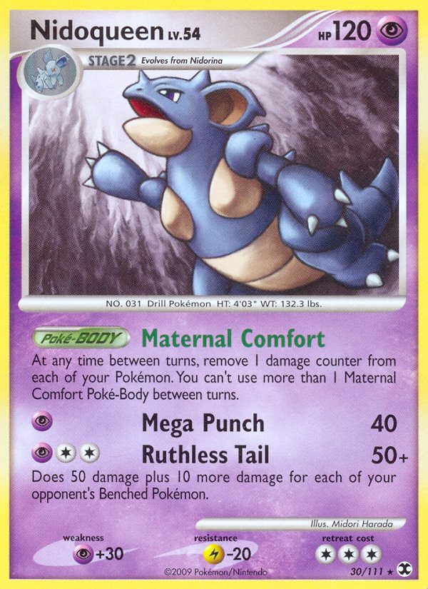 Nidoqueen (30/111) [Platinum: Rising Rivals] - Comfy Hobbies
