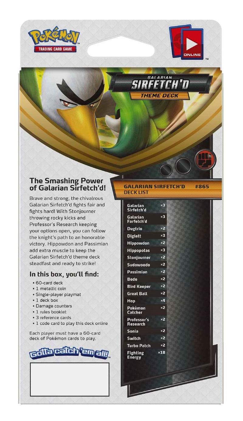 Sword & Shield: Darkness Ablaze - Theme Deck (Galarian Sirfetch'd) - Comfy Hobbies
