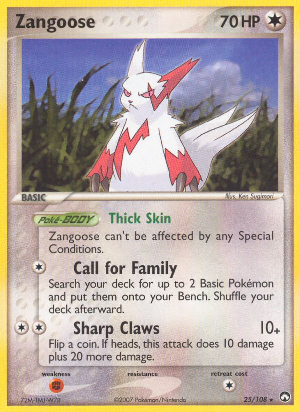 Zangoose (25/108) [EX: Power Keepers] - Comfy Hobbies