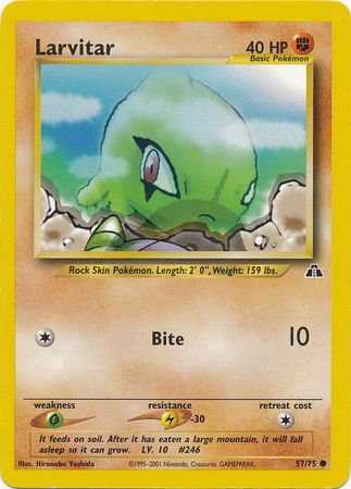 Larvitar (57/75) [Neo Discovery Unlimited] - Comfy Hobbies