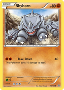 Rhyhorn (74/160) [XY: Primal Clash] - Comfy Hobbies