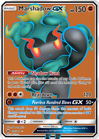 Marshadow GX (137/147) [Sun & Moon: Burning Shadows] - Comfy Hobbies