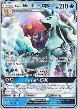 Alolan Ninetales GX (22/145) (Ice Path FTW - Zachary Bokhari) [World Championships 2017] - Comfy Hobbies