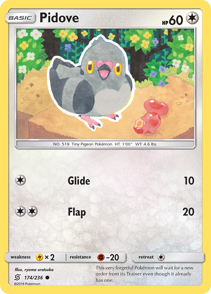 Pidove (174/236) [Sun & Moon: Unified Minds] - Comfy Hobbies