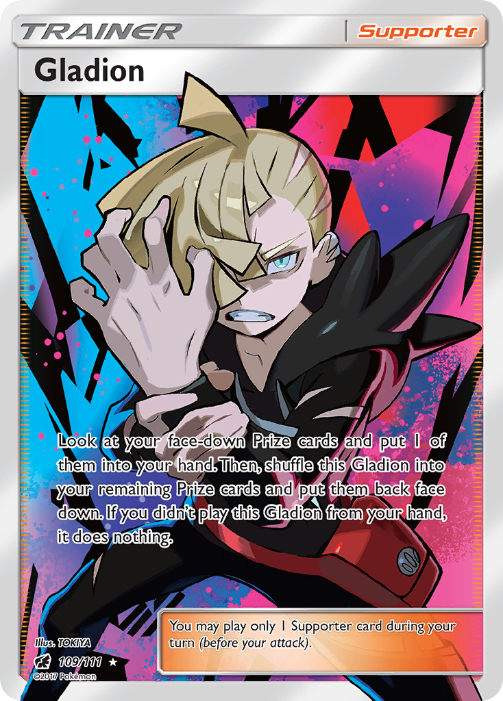 Gladion (109/111) [Sun & Moon: Crimson Invasion] - Comfy Hobbies