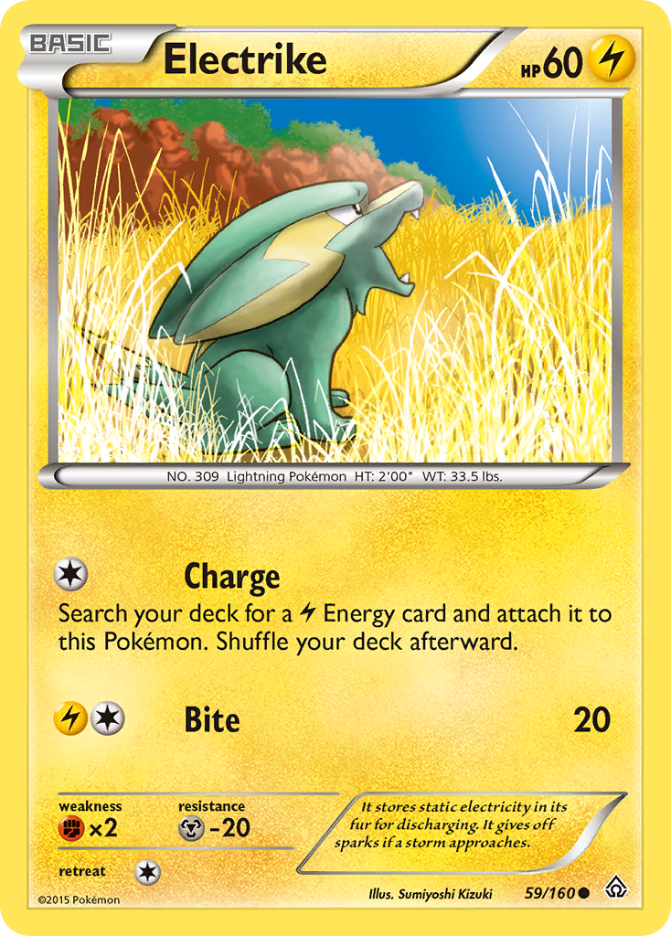 Electrike (59/160) [XY: Primal Clash] - Comfy Hobbies