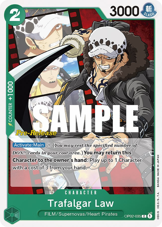 Trafalgar Law [Paramount War Pre-Release Cards] - Comfy Hobbies