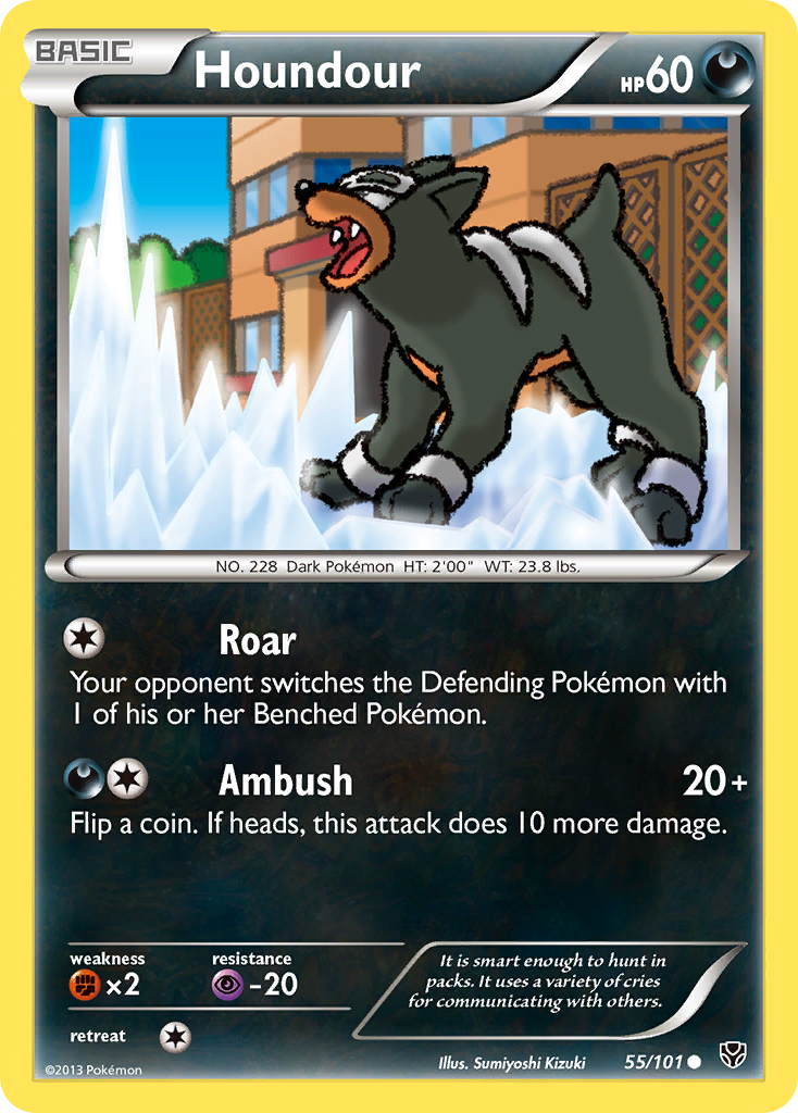 Houndour (55/101) [Black & White: Plasma Blast] - Comfy Hobbies