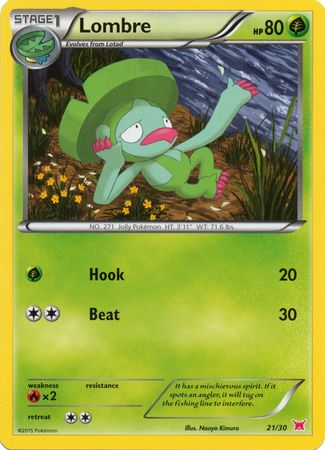 Lombre (21/30) [XY: Trainer Kit 2 - Latias] - Comfy Hobbies