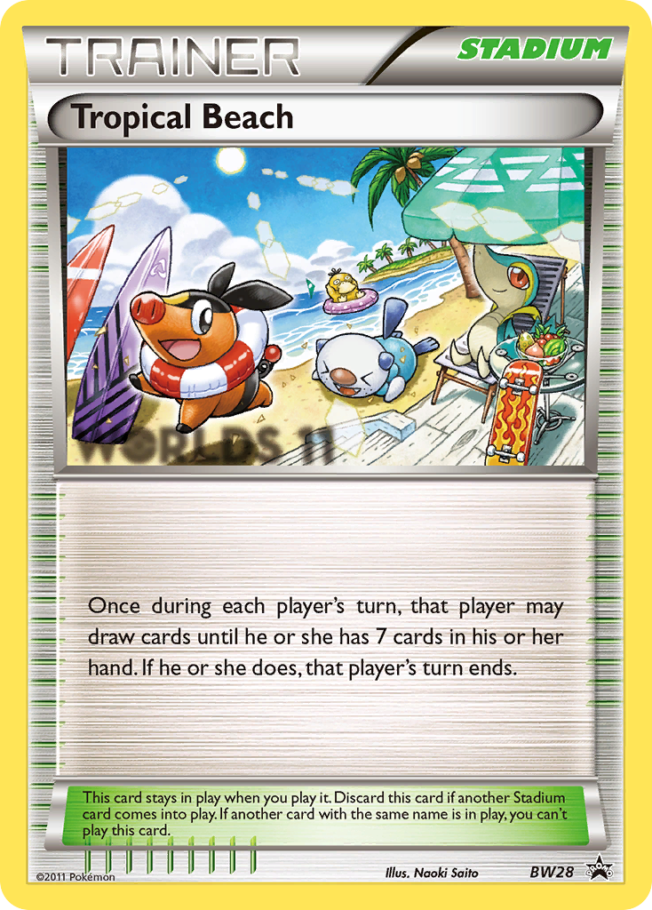 Tropical Beach (BW28) [Black & White: Black Star Promos] - Comfy Hobbies