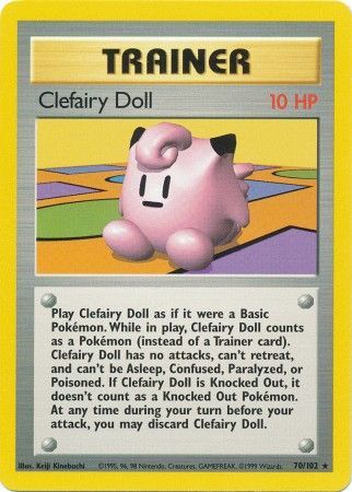 Clefairy Doll (70/102) [Base Set Unlimited] - Comfy Hobbies