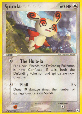 Spinda (48/101) [EX: Hidden Legends] - Comfy Hobbies