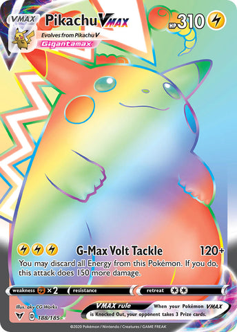 Pikachu VMAX (188/185) [Sword & Shield: Vivid Voltage] - Comfy Hobbies