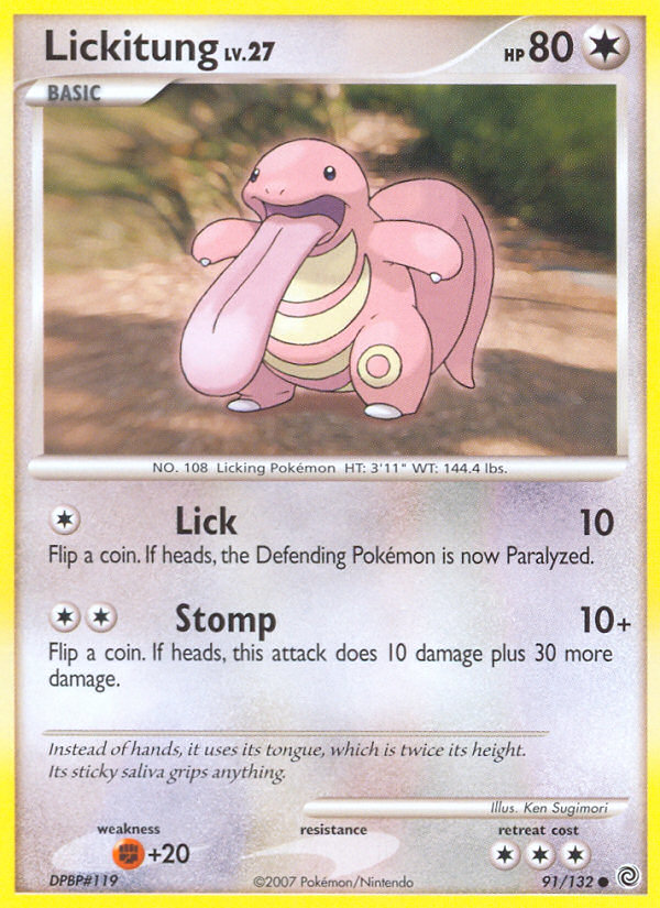 Lickitung (91/132) [Diamond & Pearl: Secret Wonders] - Comfy Hobbies
