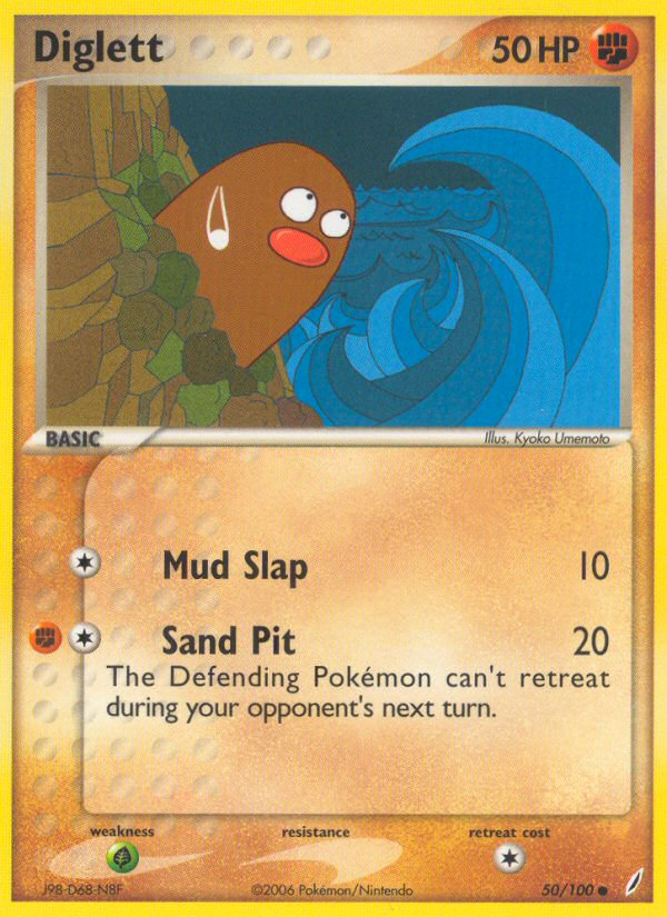 Diglett (50/100) [EX: Crystal Guardians] - Comfy Hobbies