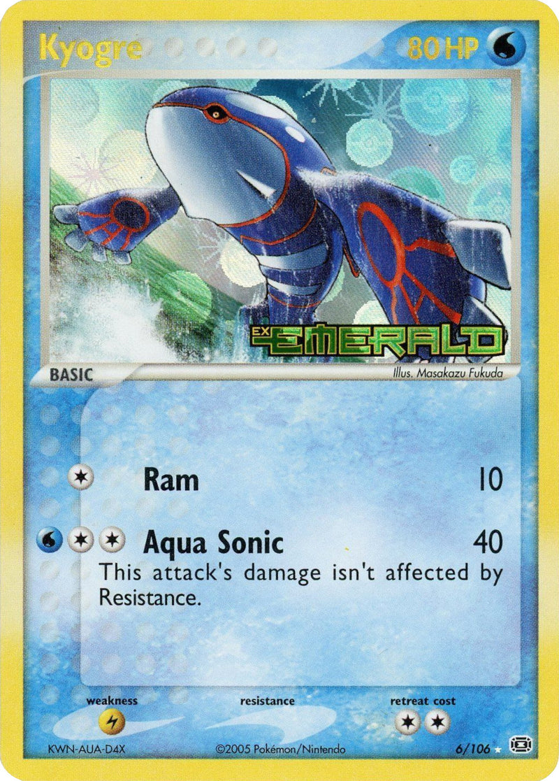 Kyogre (6/106) (Stamped) [EX: Emerald] - Comfy Hobbies