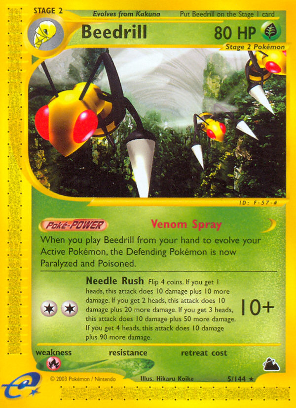 Beedrill (5/144) [Skyridge] - Comfy Hobbies