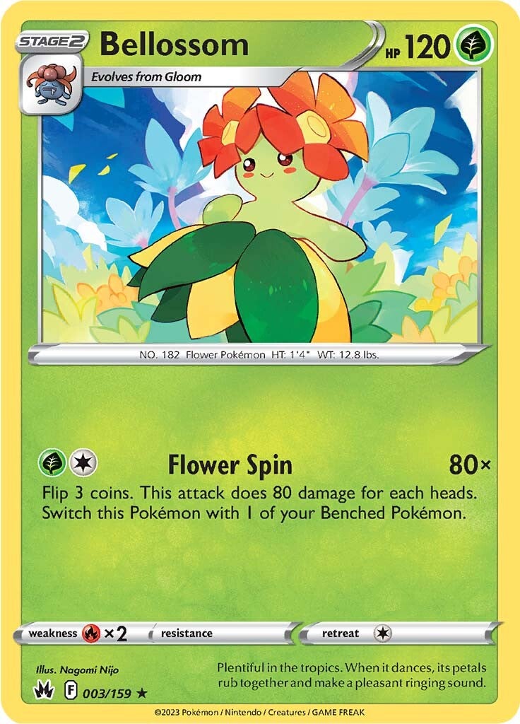 Bellossom (003/159) [Sword & Shield: Crown Zenith] - Comfy Hobbies