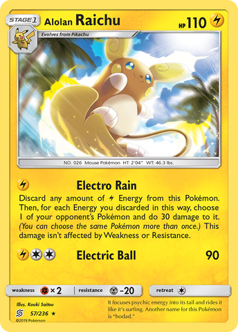 Alolan Raichu (57/236) [Sun & Moon: Unified Minds] - Comfy Hobbies