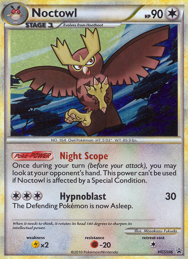 Noctowl (HGSS06) [HeartGold & SoulSilver: Black Star Promos] - Comfy Hobbies