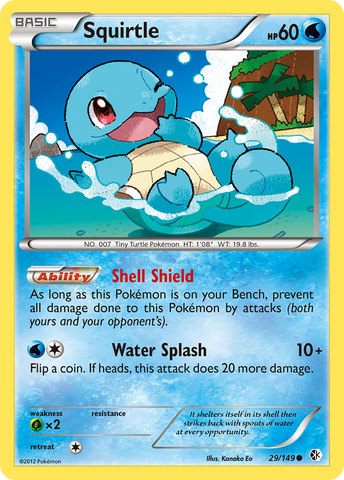 Squirtle (29/149) [Black & White: Boundaries Crossed] - Comfy Hobbies