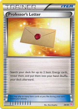 Professor's Letter (28/30) [XY: Trainer Kit - Sylveon] - Comfy Hobbies