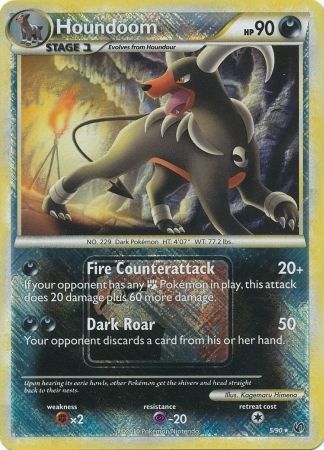 Houndoom (5/90) (League Promo) [HeartGold & SoulSilver: Undaunted] - Comfy Hobbies