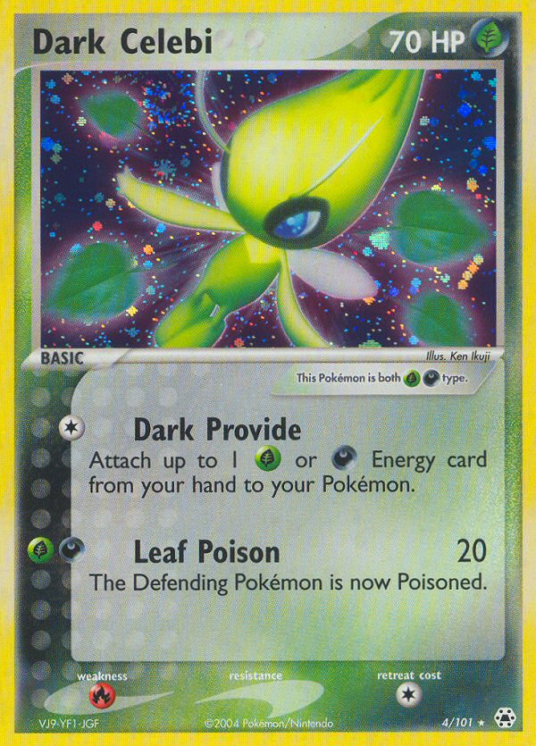Dark Celebi (4/101) [EX: Hidden Legends] - Comfy Hobbies