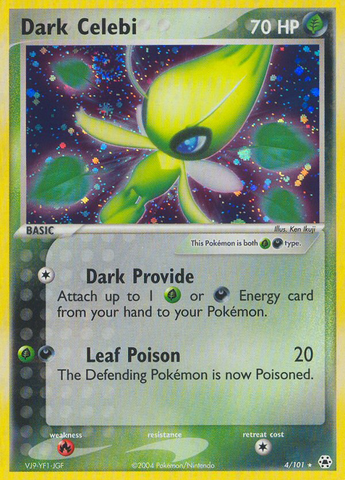 Dark Celebi (4/101) [EX: Hidden Legends] - Comfy Hobbies