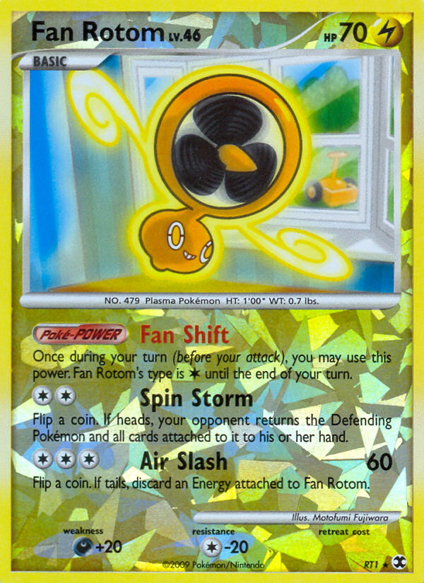 Fan Rotom (RT1) [Platinum: Rising Rivals] - Comfy Hobbies