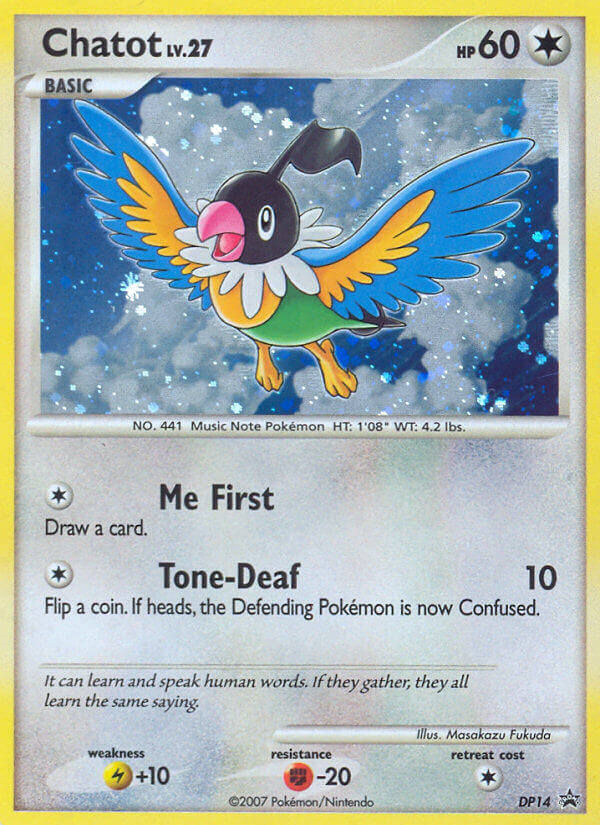 Chatot (DP14) [Diamond & Pearl: Black Star Promos] - Comfy Hobbies