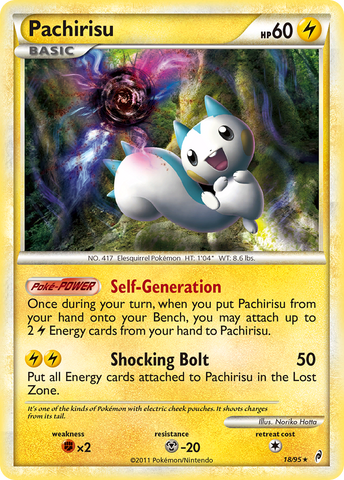 Pachirisu (18/95) [HeartGold & SoulSilver: Call of Legends] - Comfy Hobbies