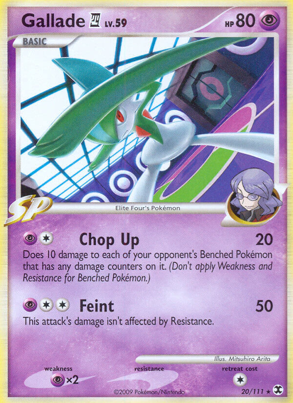 Gallade (20/111) (Theme Deck Exclusive) [Platinum: Rising Rivals] - Comfy Hobbies