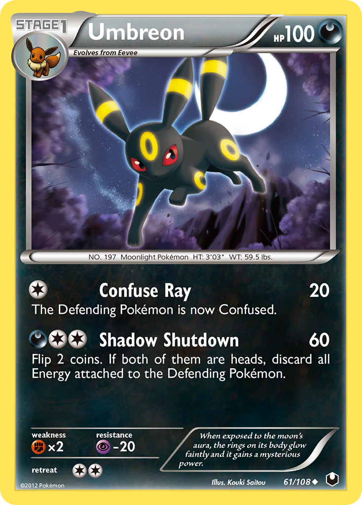 Umbreon (61/108) [Black & White: Dark Explorers] - Comfy Hobbies