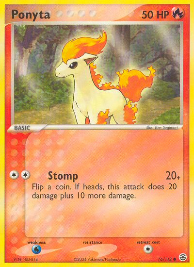 Ponyta (76/112) [EX: FireRed & LeafGreen] - Comfy Hobbies