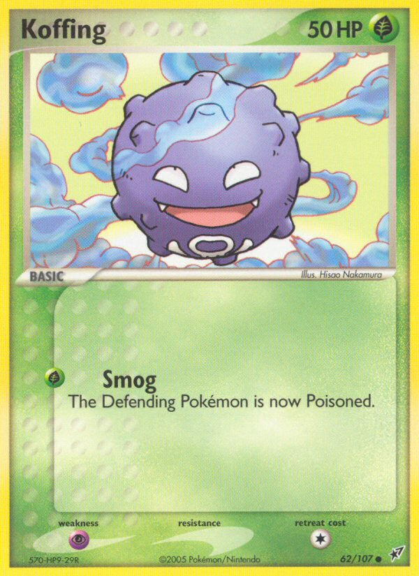 Koffing (62/107) [EX: Deoxys] - Comfy Hobbies