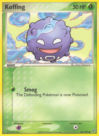Koffing (62/107) [EX: Deoxys] - Comfy Hobbies