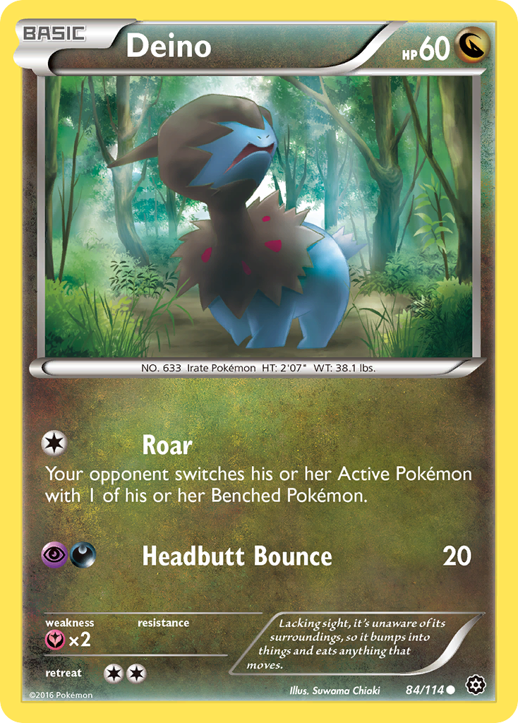 Deino (84/114) [XY: Steam Siege] - Comfy Hobbies