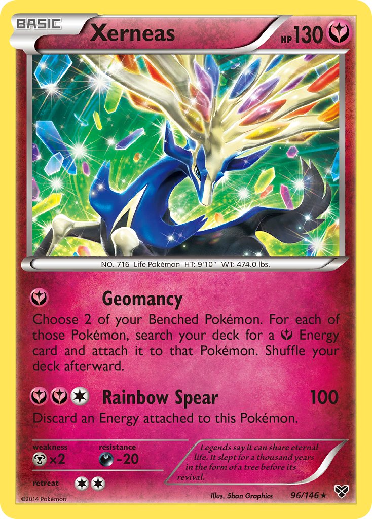 Xerneas (96/146) (Theme Deck Exclusive) [XY: Base Set] - Comfy Hobbies