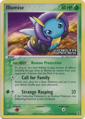 Illumise (45/113) (Stamped) [EX: Delta Species] - Comfy Hobbies