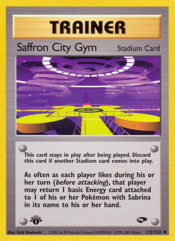 Saffron City Gym (122/132) [Gym Challenge 1st Edition] - Comfy Hobbies