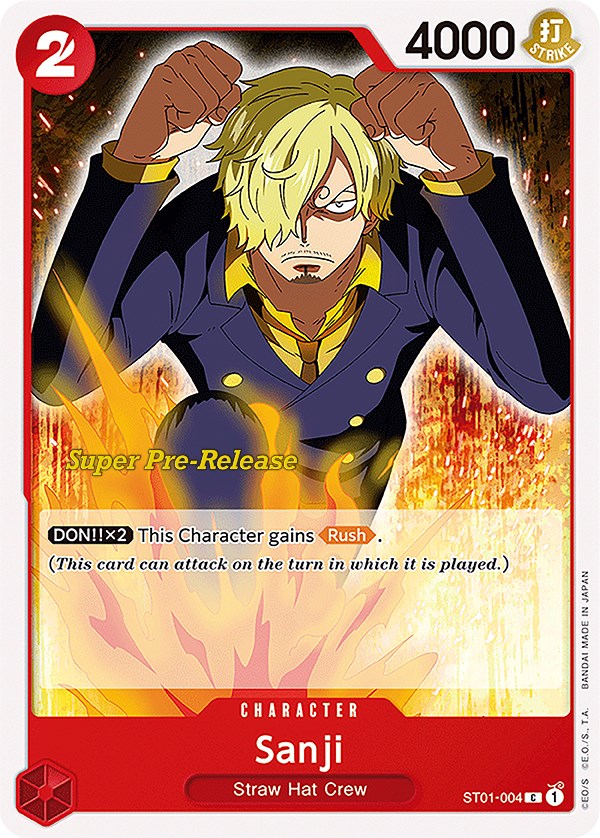 Sanji [Super Pre-Release Starter Deck: Straw Hat Crew] - Comfy Hobbies