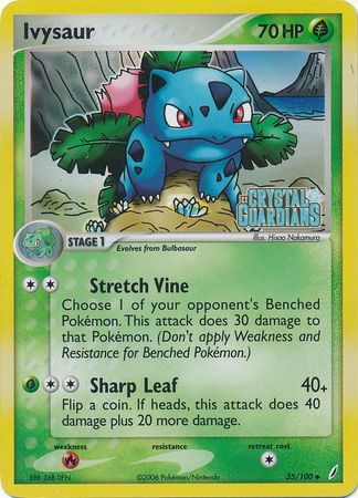 Ivysaur (35/100) (Stamped) [EX: Crystal Guardians] - Comfy Hobbies